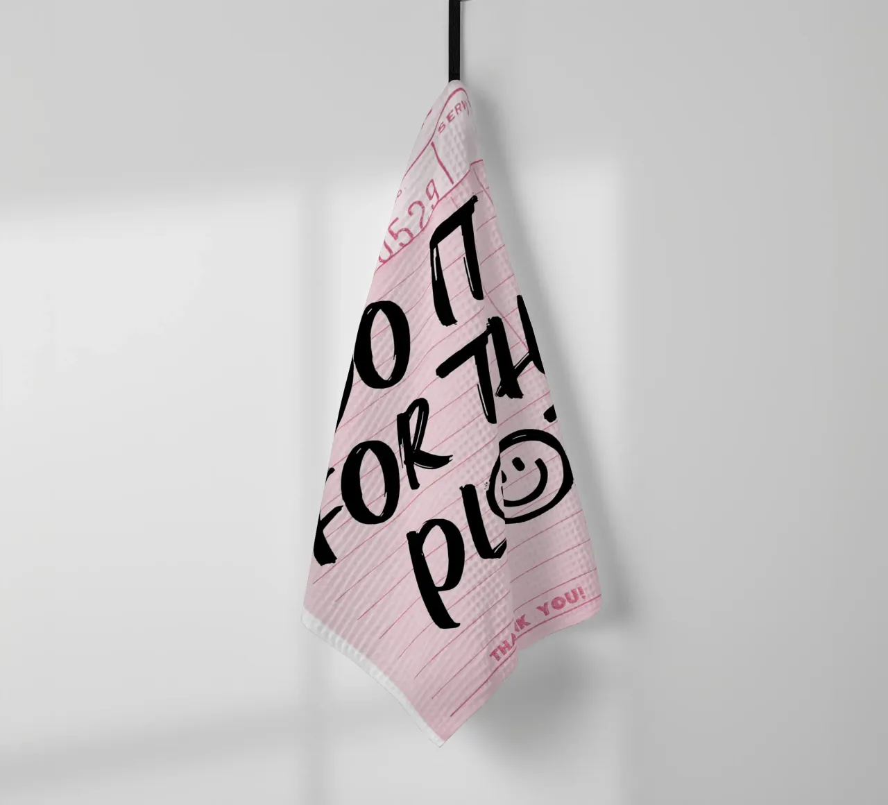 Stampa d'arte "Do It For The Plot" (Fallo per la trama) canovaccio da cucina da homdeco