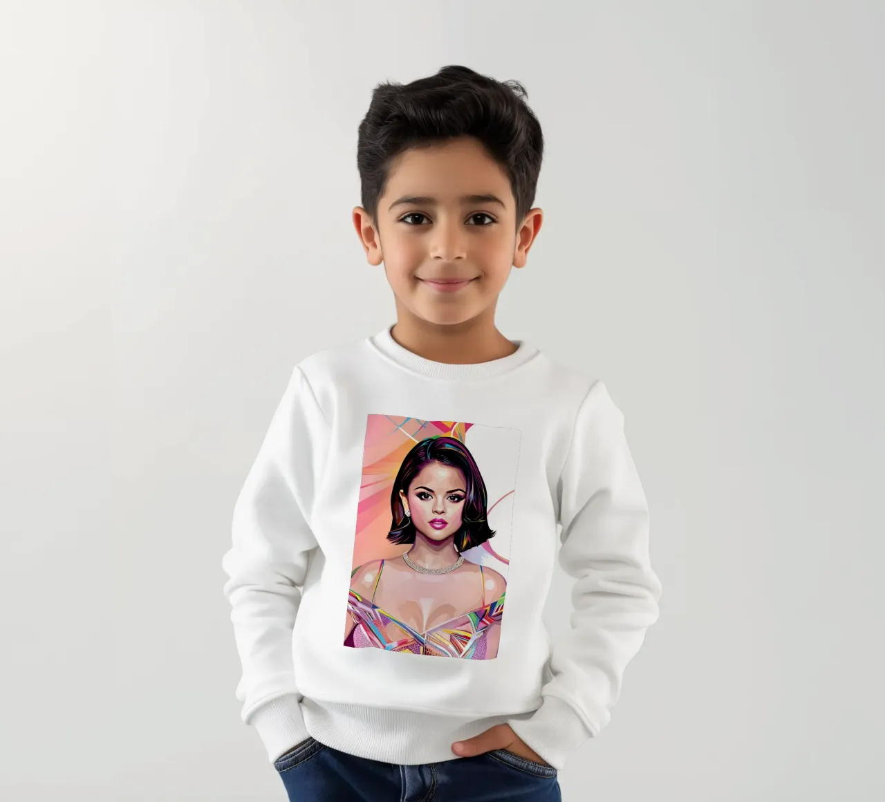 Selena Gómez sudadera para niño de BONANZA