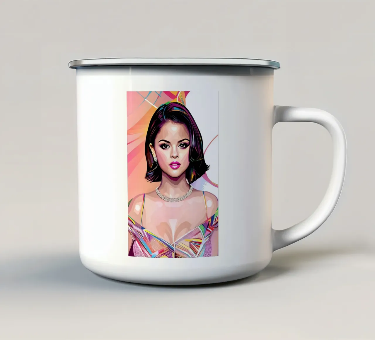 Selena Gomez tazza in smalto da BONANZA