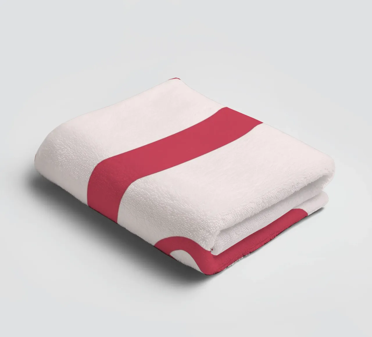 "Love" Script Typography: Minimalist Pink Print towel by homdeco