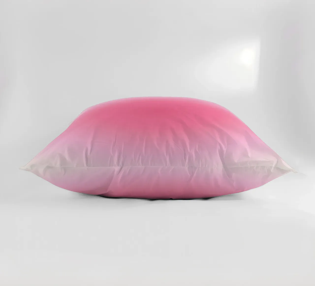 Soft Pink Gradient: Aesthetic Aura Art Print decorative cushion by homdeco