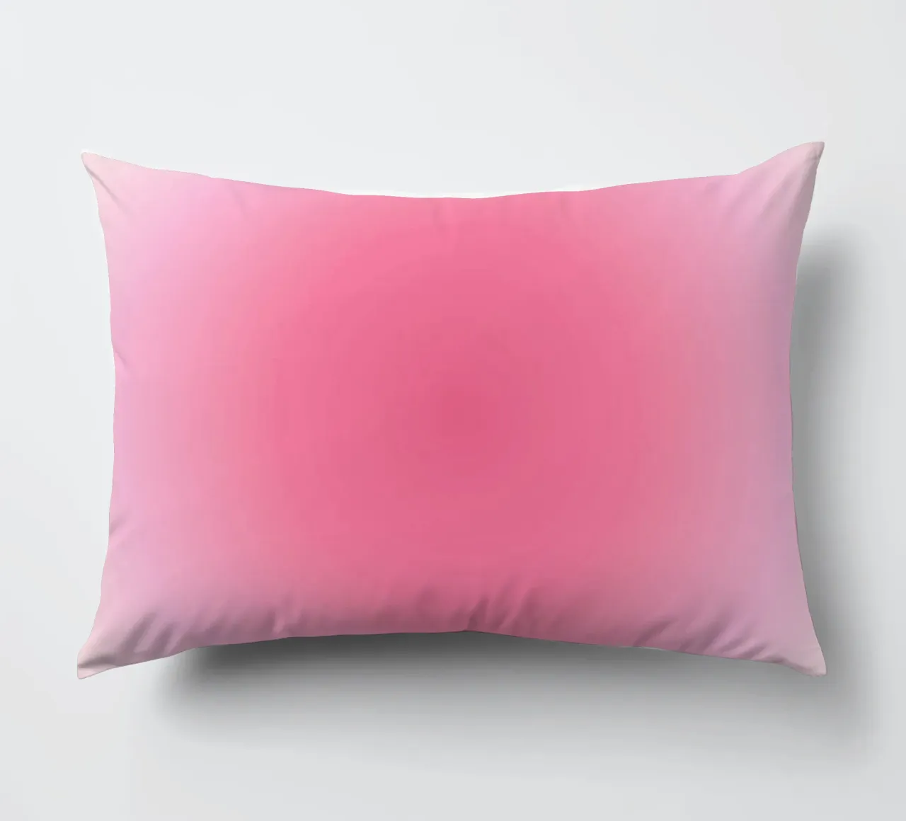 Soft Pink Gradient: Aesthetic Aura Art Print decorative cushion by homdeco