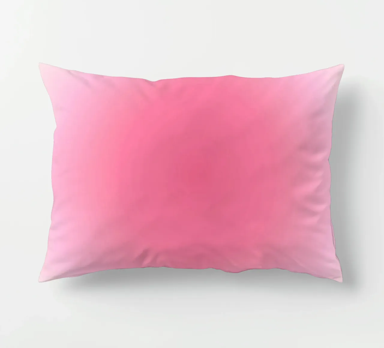 Soft Pink Gradient: Aesthetic Aura Art Print decorative cushion by homdeco