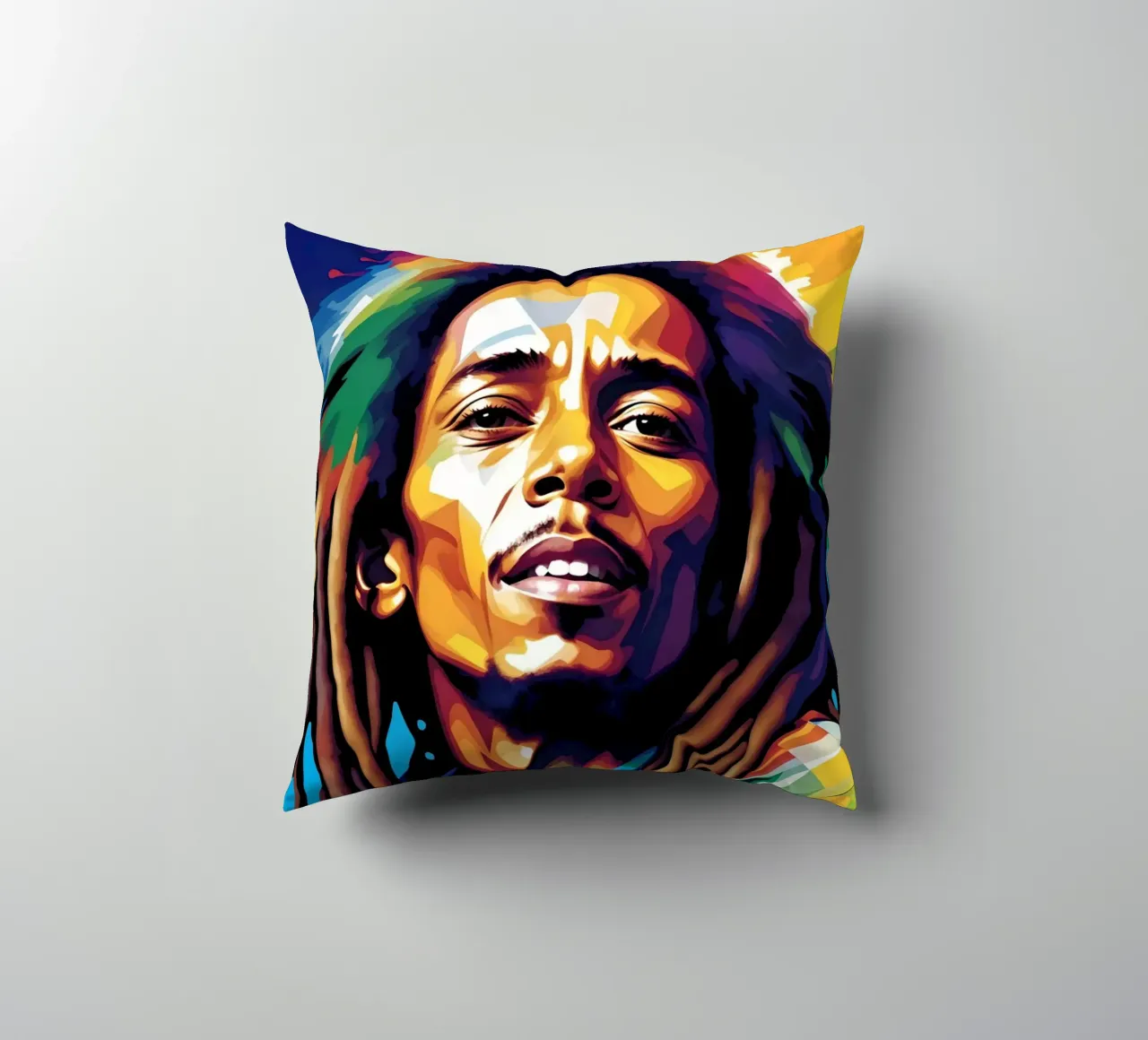 Bob Marley decorative cushion by BONANZA