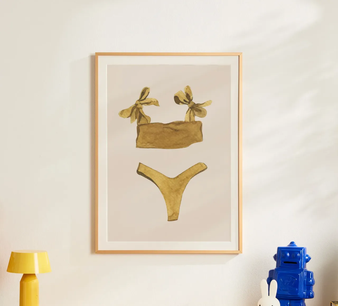 Traje de baño Boho Chic Acuarela Art Print Trendy poster de dawnthesea
