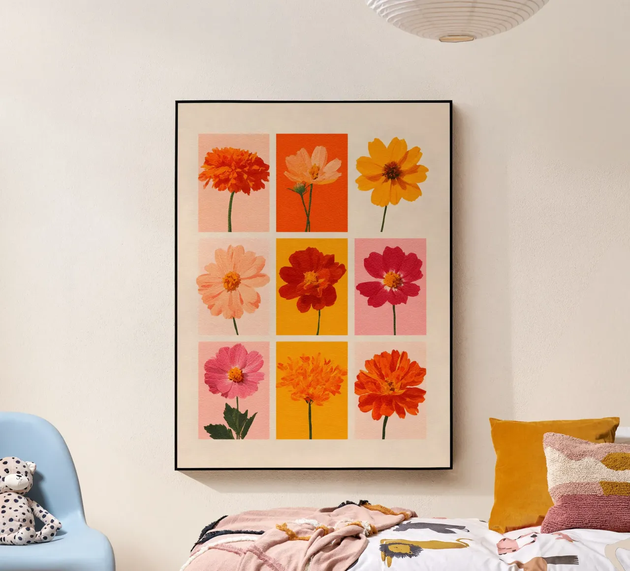 Floral Grid plexiglass da Gypsy Galleria