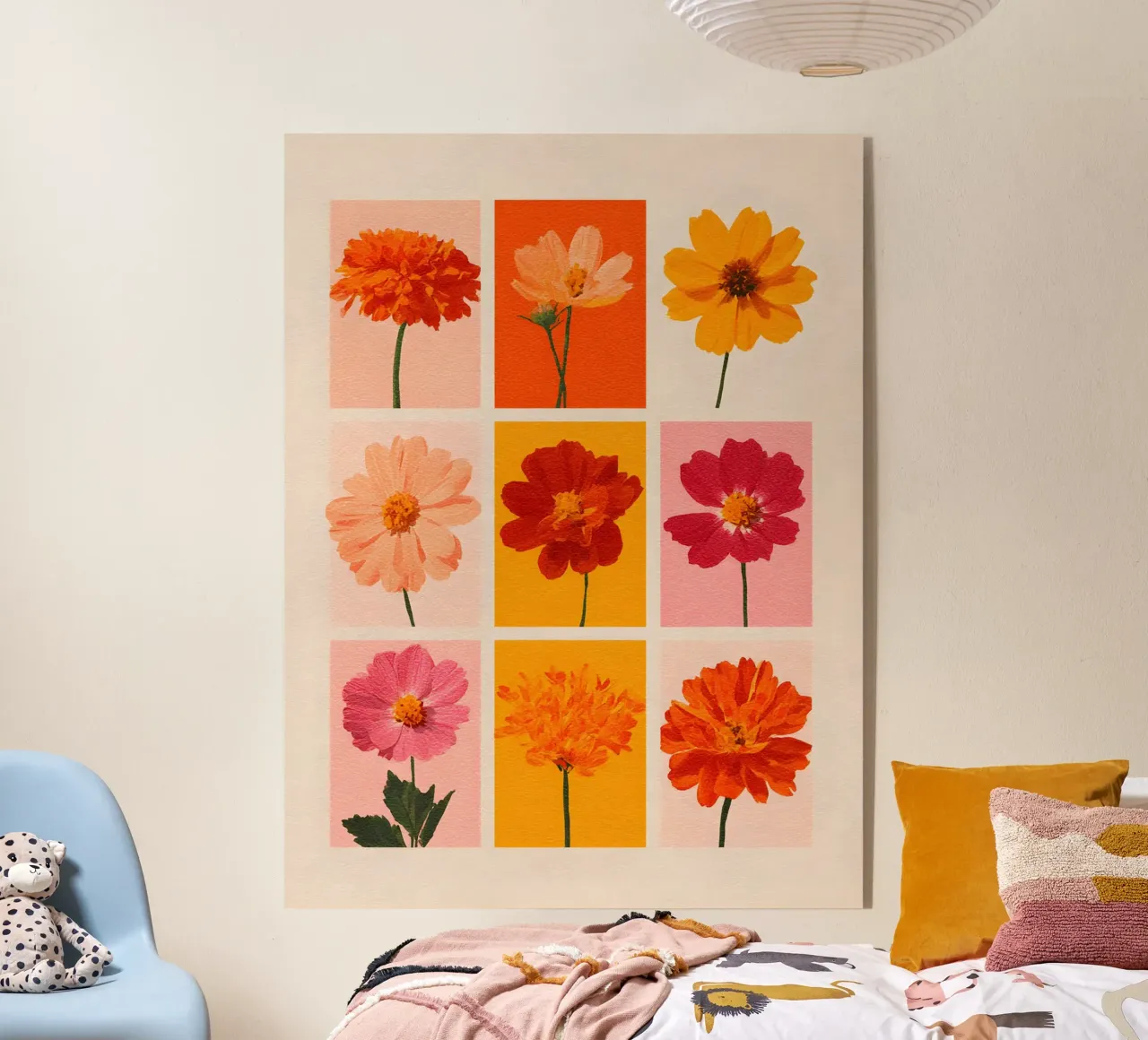 Floral Grid plexiglass da Gypsy Galleria