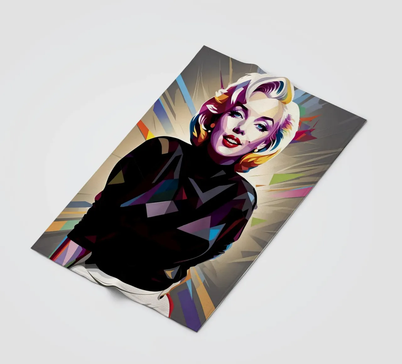 Marilyn Monroe fleece blanket by BONANZA