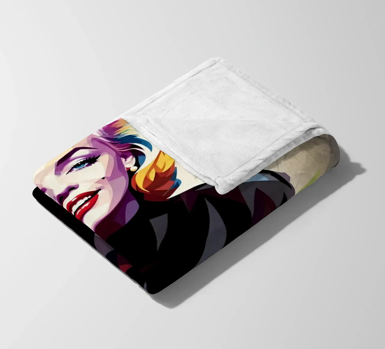 Marilyn Monroe fleece blanket by BONANZA