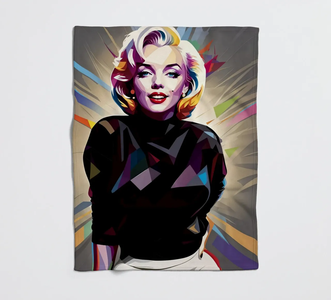 Marilyn Monroe fleece blanket by BONANZA