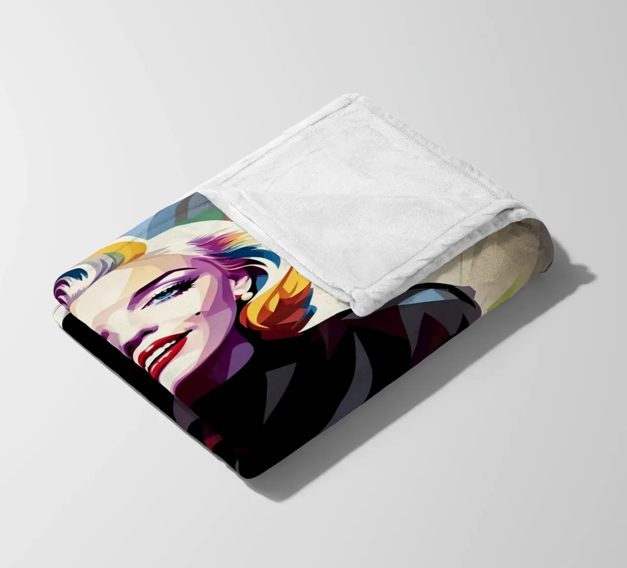 Marilyn Monroe fleece blanket by BONANZA