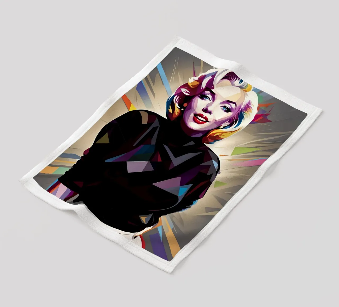 Marilyn Monroe fleece blanket by BONANZA