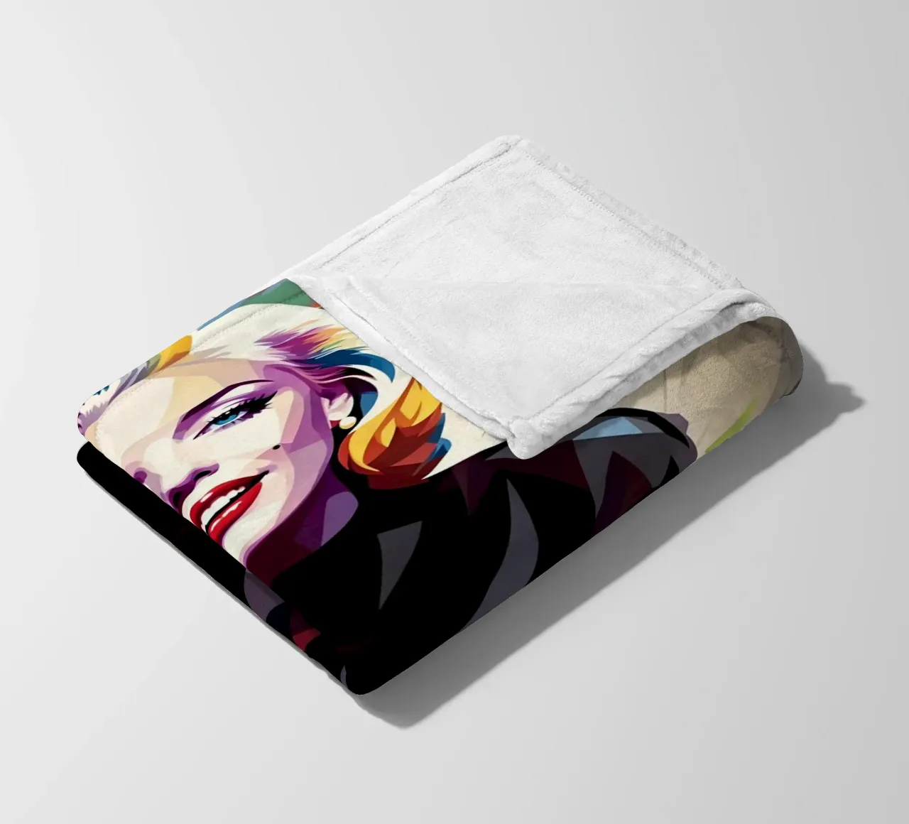 Marilyn Monroe fleece blanket by BONANZA