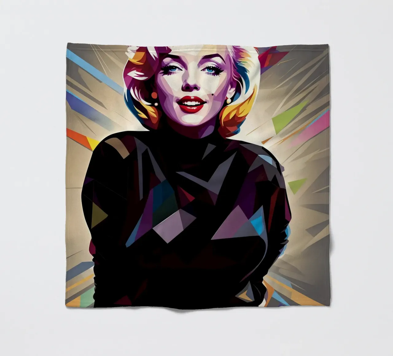 Marilyn Monroe fleece blanket by BONANZA