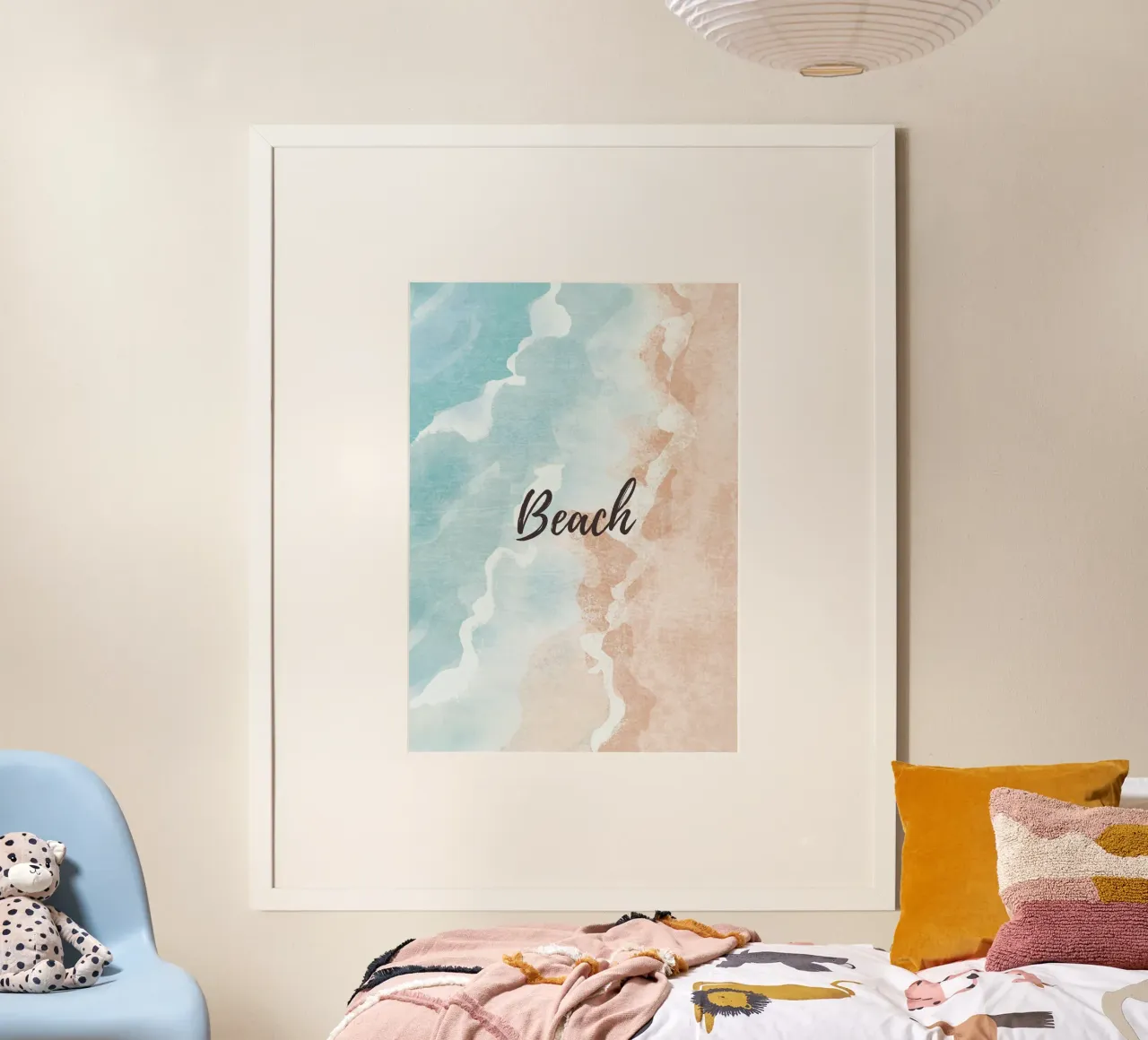 Beach Vibes Acquerello Calligrafia Oceano Sabbia Arte carta hahnemühle da dawnthesea