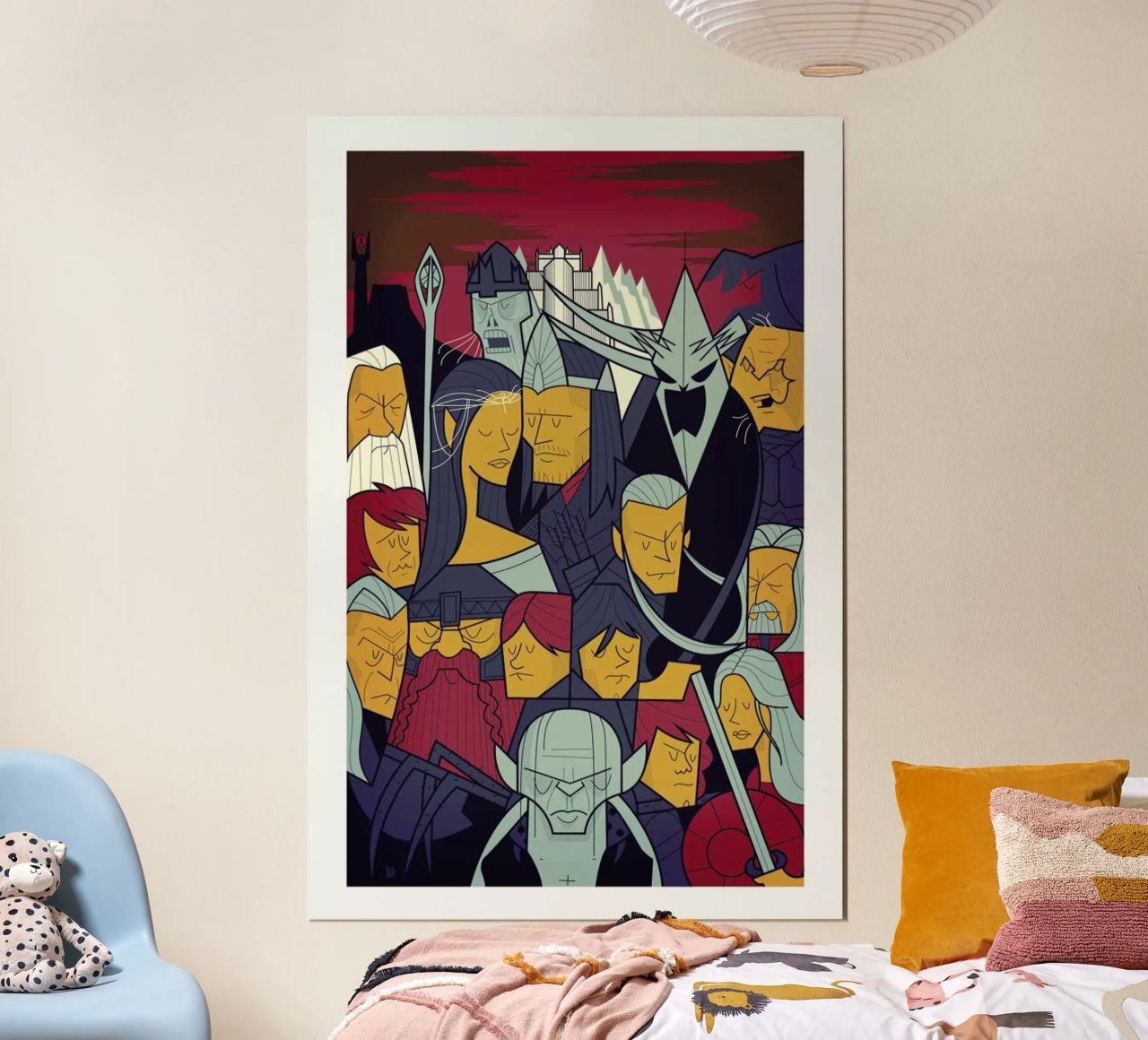 LORD OF THE RINGS 3 poster by Ale Giorgini