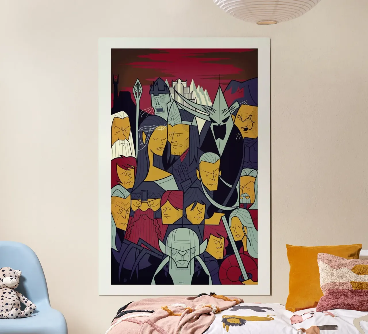 LORD OF THE RINGS 3 carta hahnemühle da Ale Giorgini