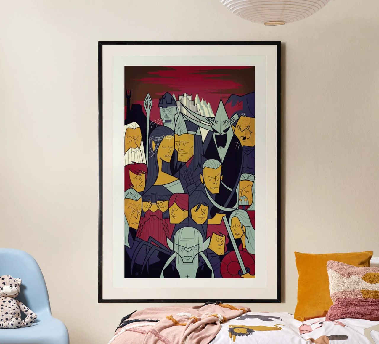 LORD OF THE RINGS 3 poster by Ale Giorgini