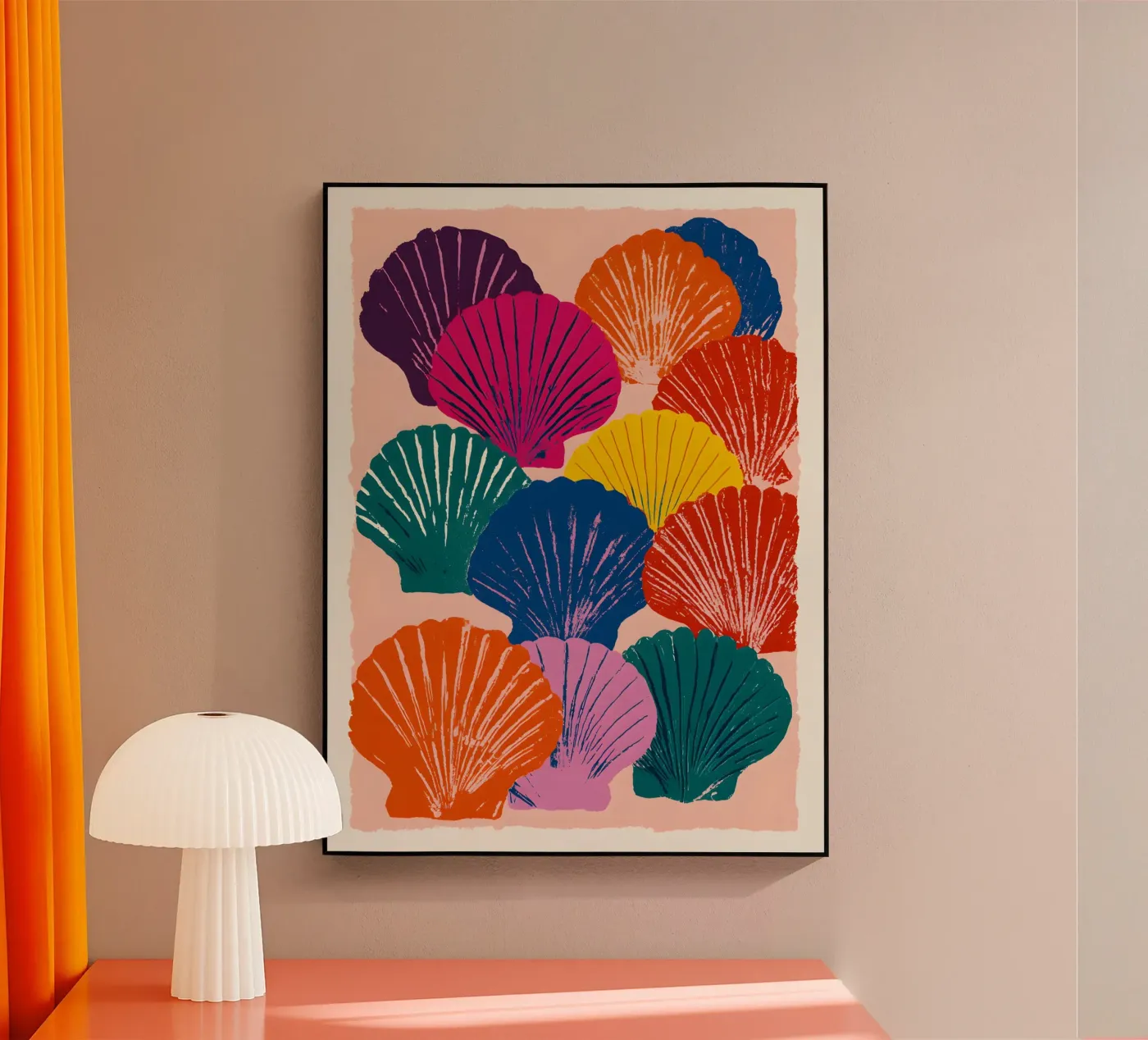 The Seashells acryl van Gypsy Galleria