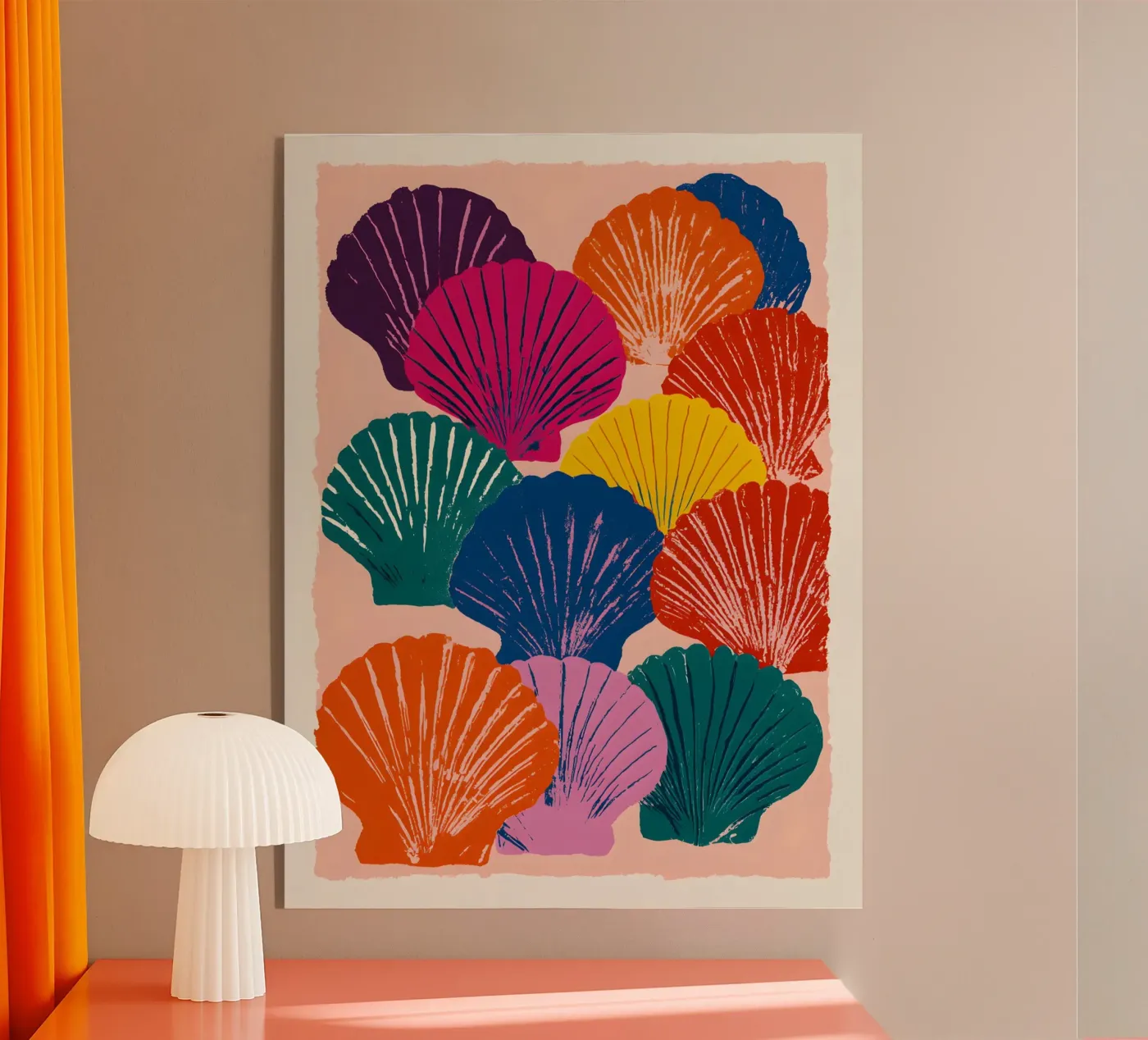 The Seashells acryl van Gypsy Galleria