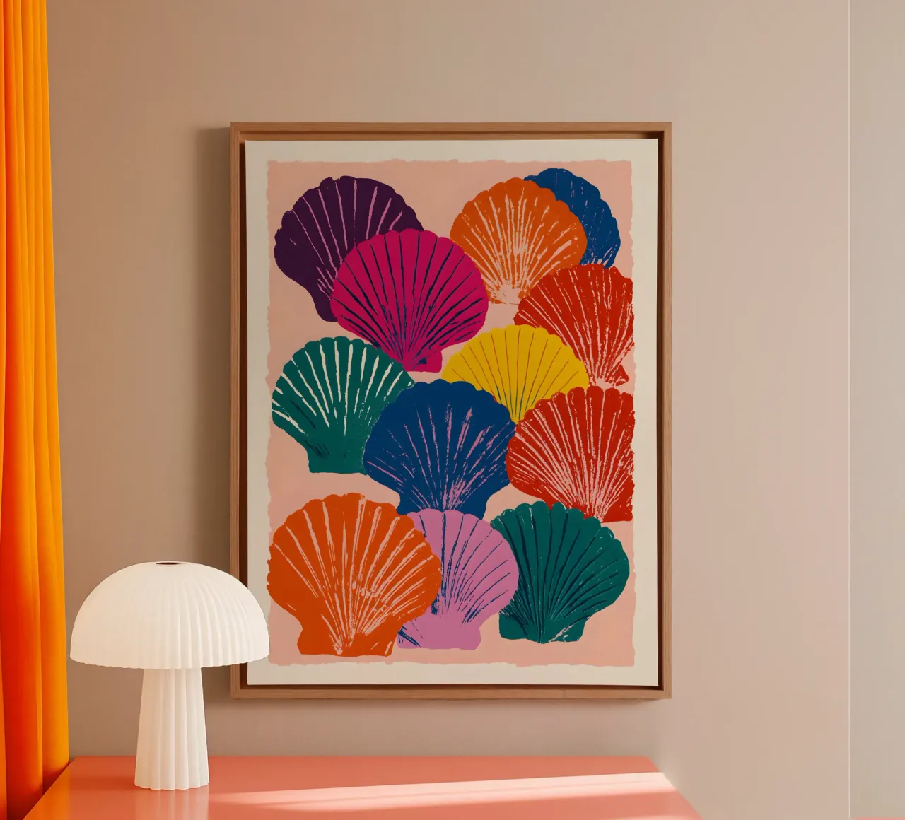 The Seashells canvas by Gypsy Galleria