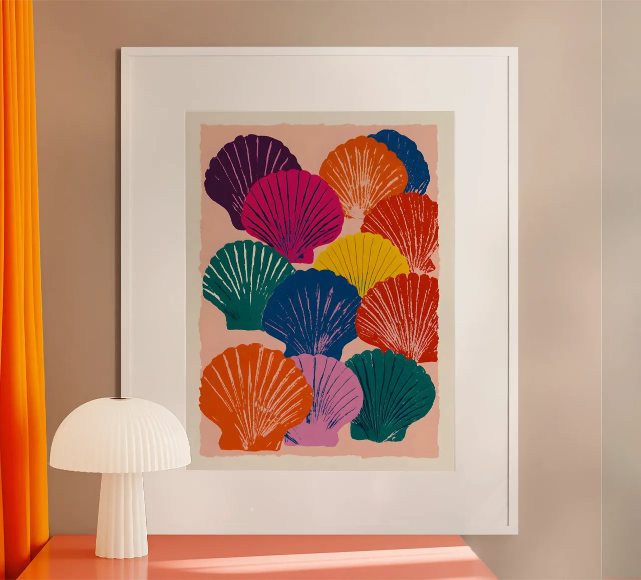 The Seashells poster da Gypsy Galleria