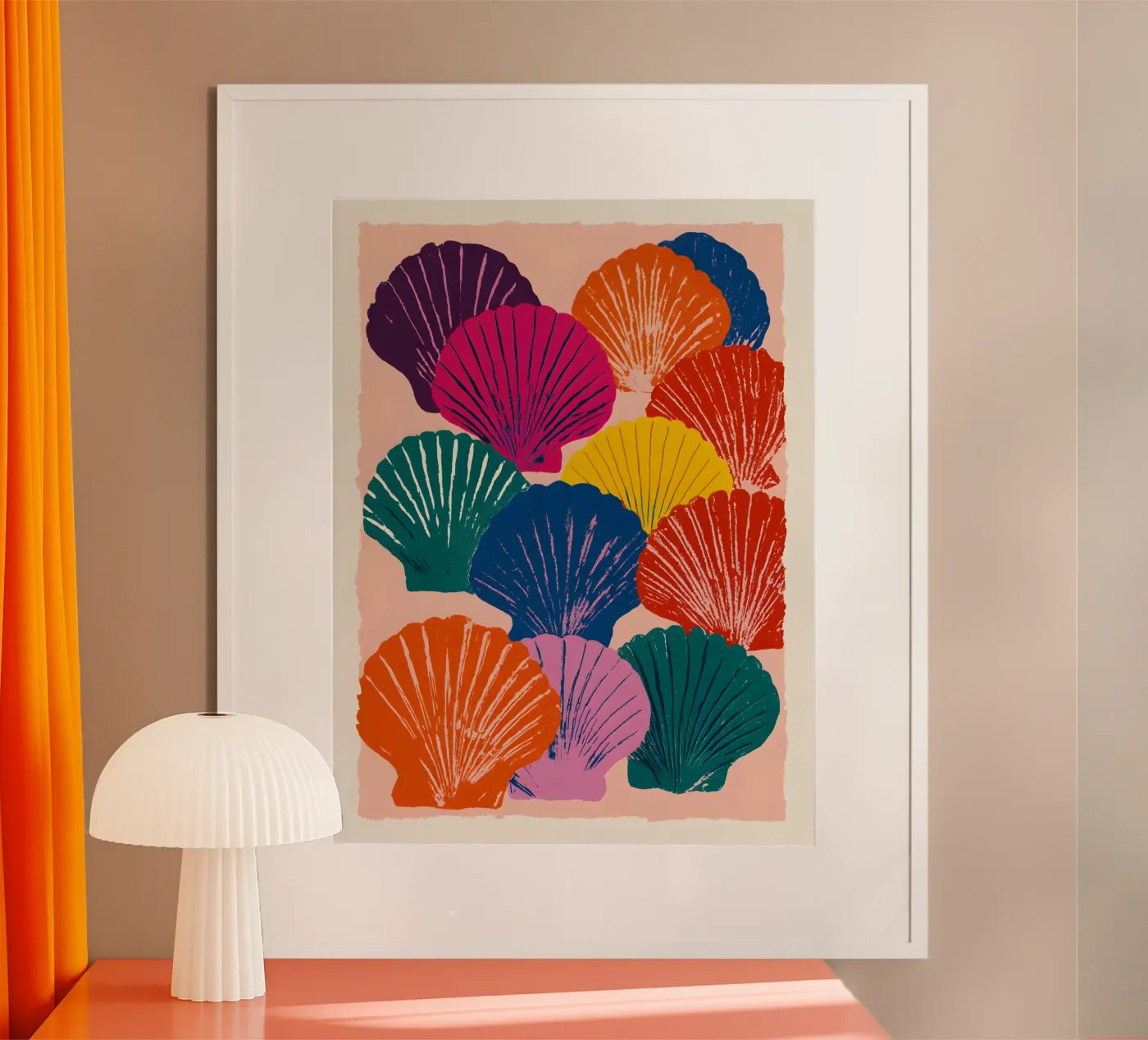 The Seashells poster van Gypsy Galleria