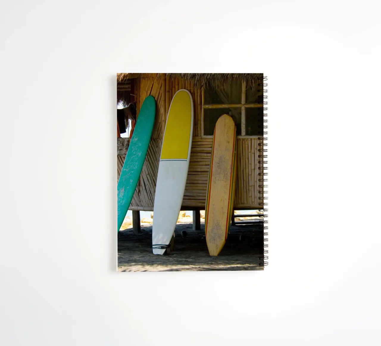 Surf Shack Vibes - Linea di tavole da spiaggia tropicali diario ad anelli da dawnthesea