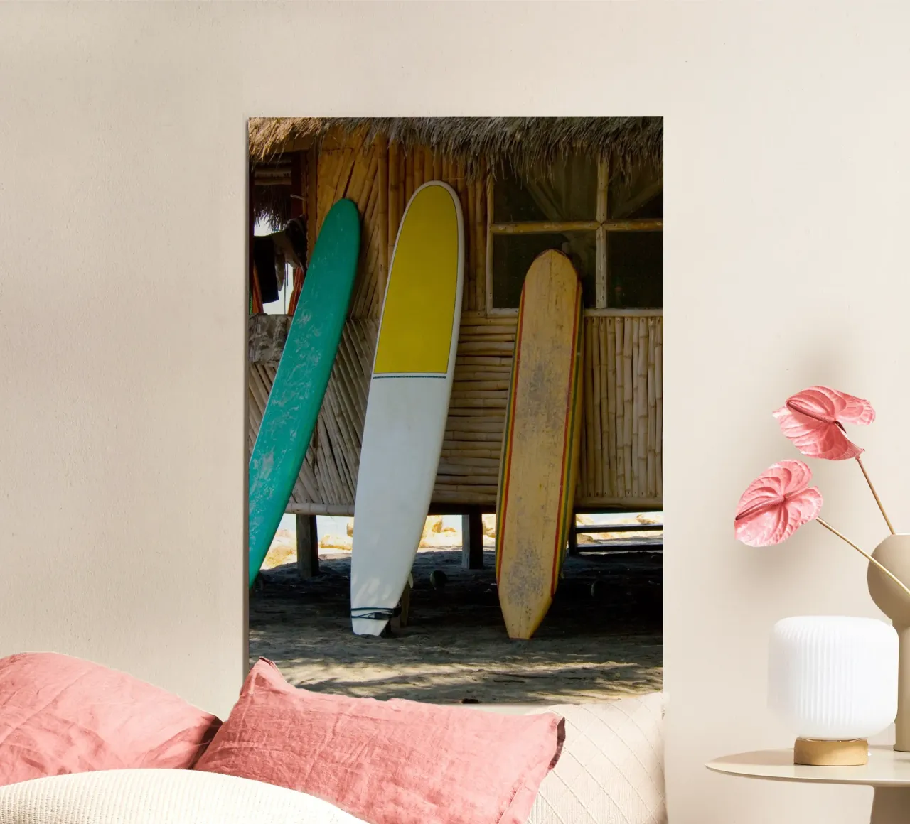 Surf Shack Vibes - Linea di tavole da spiaggia tropicali carta hahnemühle da dawnthesea