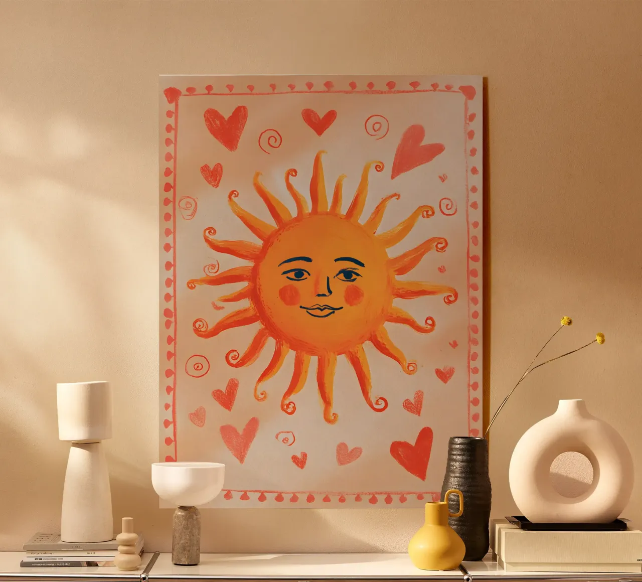 Whimsical Sun plexiglass da Gypsy Galleria