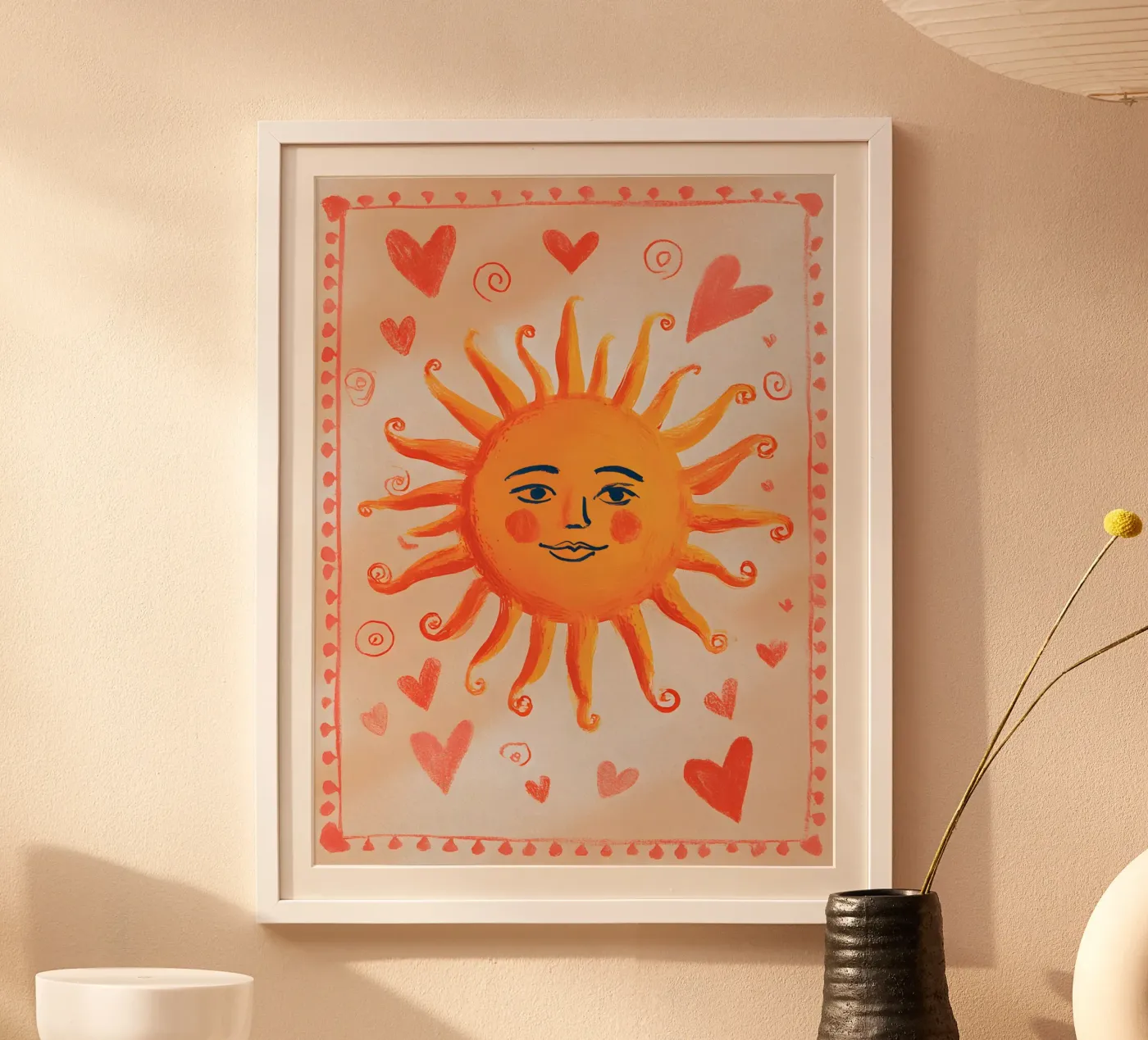 Whimsical Sun poster da Gypsy Galleria