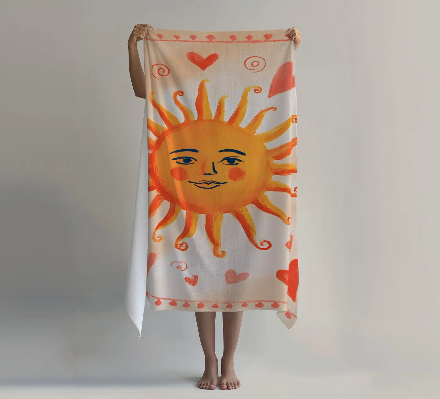 Whimsical Sun telo mare da Gypsy Galleria