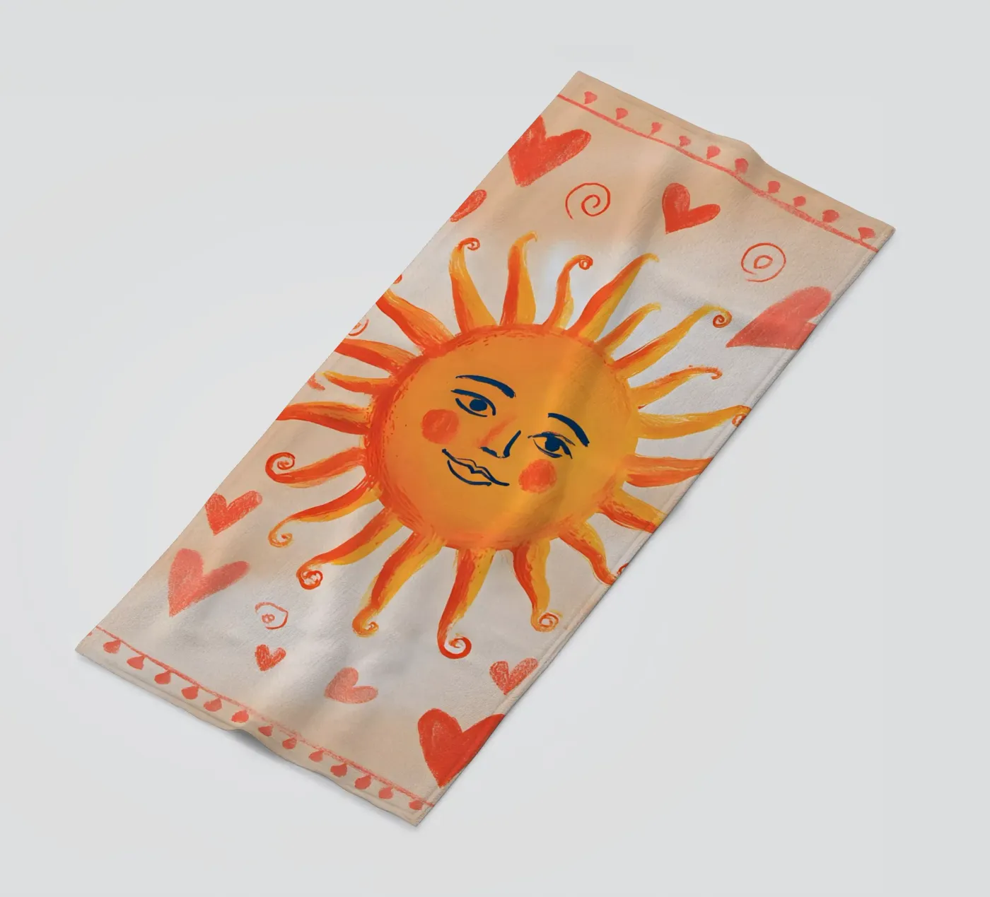 Whimsical Sun telo mare da Gypsy Galleria