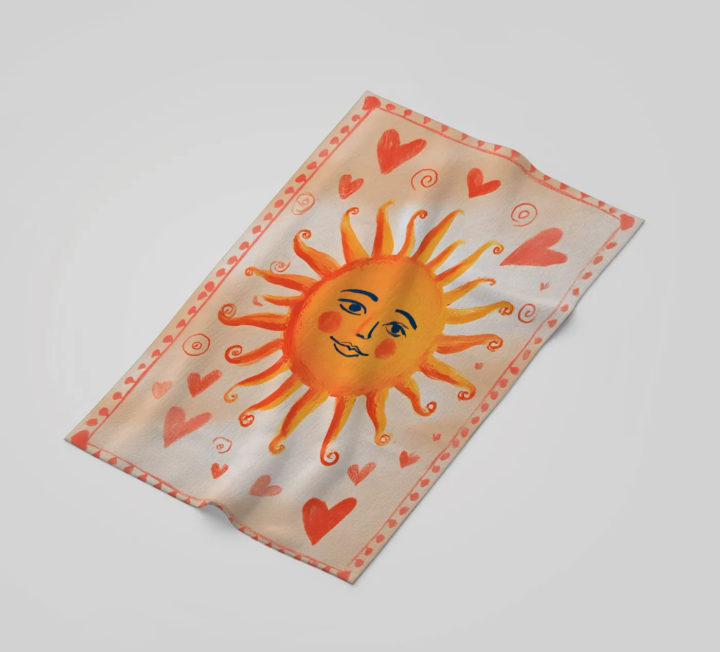 Whimsical Sun telo mare da Gypsy Galleria