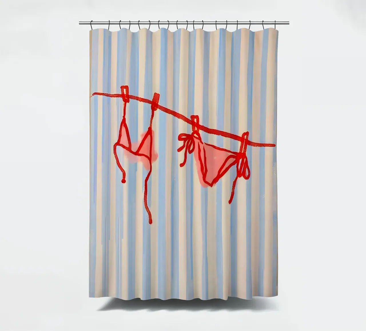 Summer Essentials shower curtain by Gypsy Galleria