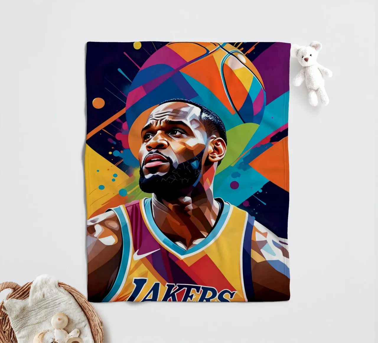 Lebron James coperta in pile da BONANZA