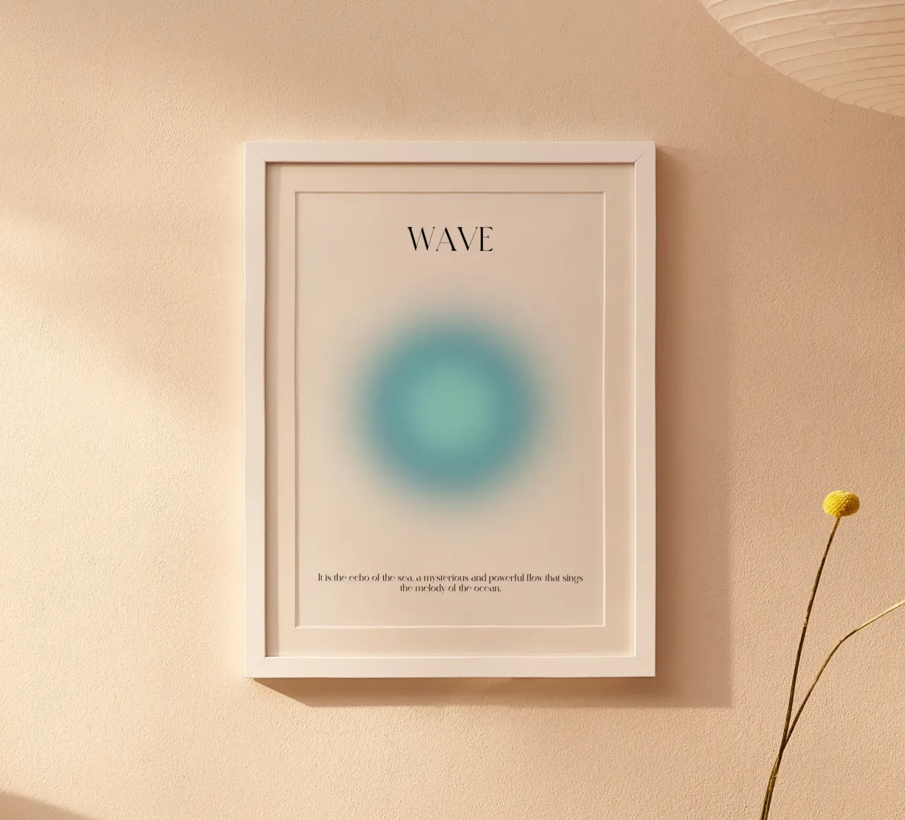 Aura Wave Ocean Echo Spiritual Blue Art hahnemühle de dawnthesea
