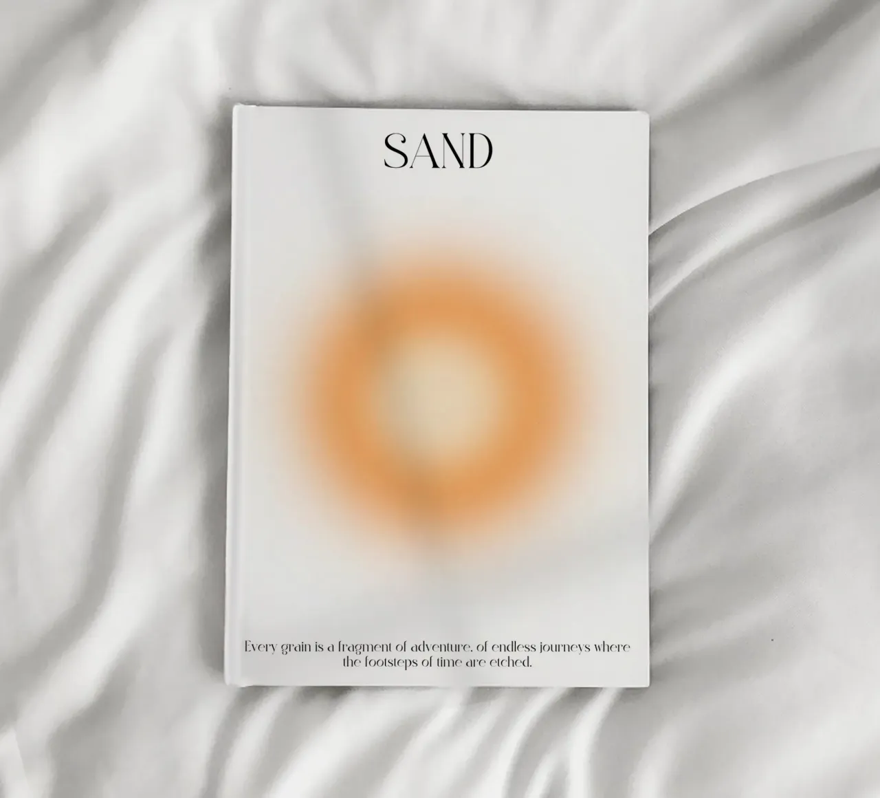 Aura Sand Erde Glühen Spirituelle Strand Kunst Notizbuch von dawnthesea