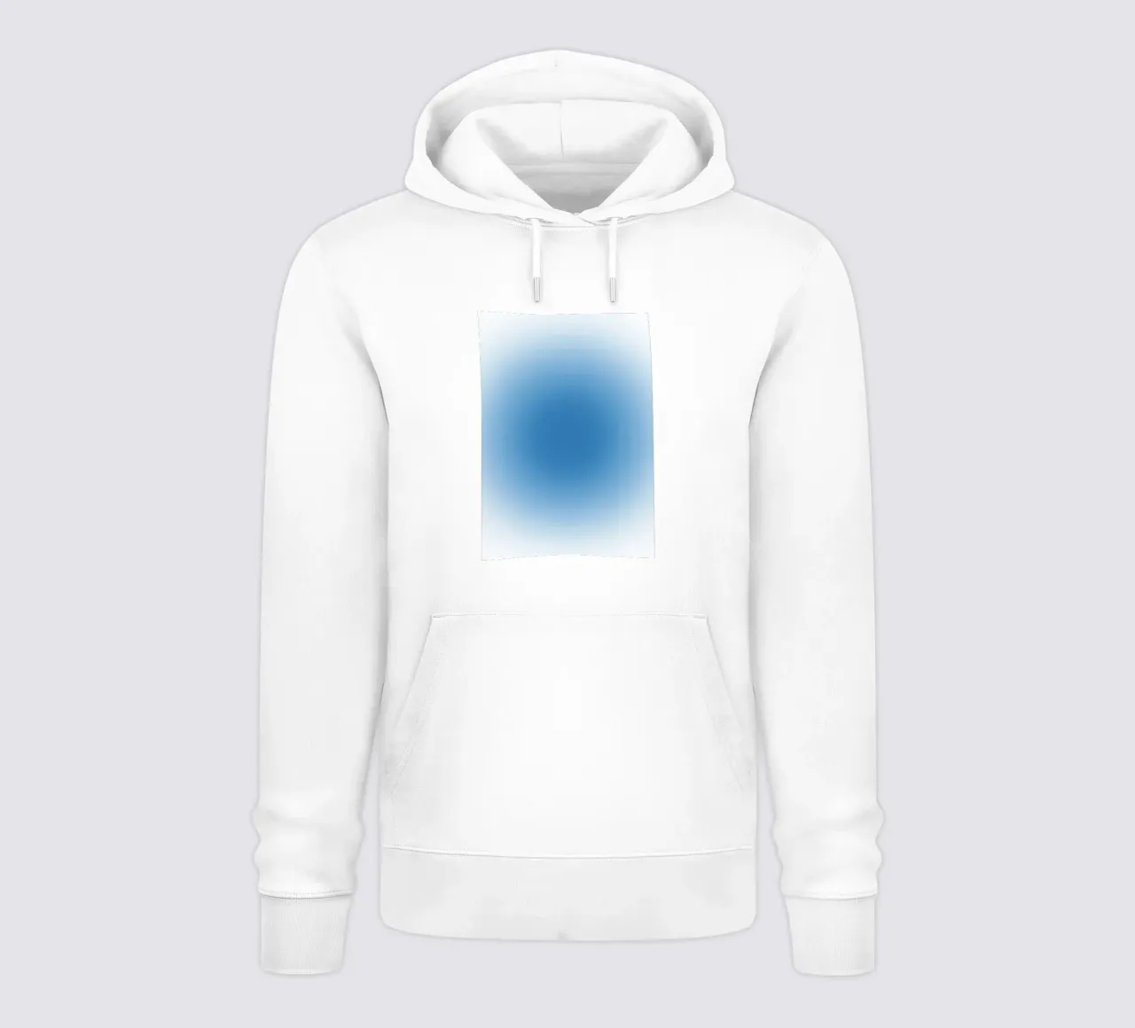 Oceano Blu Aura Gradiente Tranquillo Arte Astratta felpa con cappuccio da dawnthesea