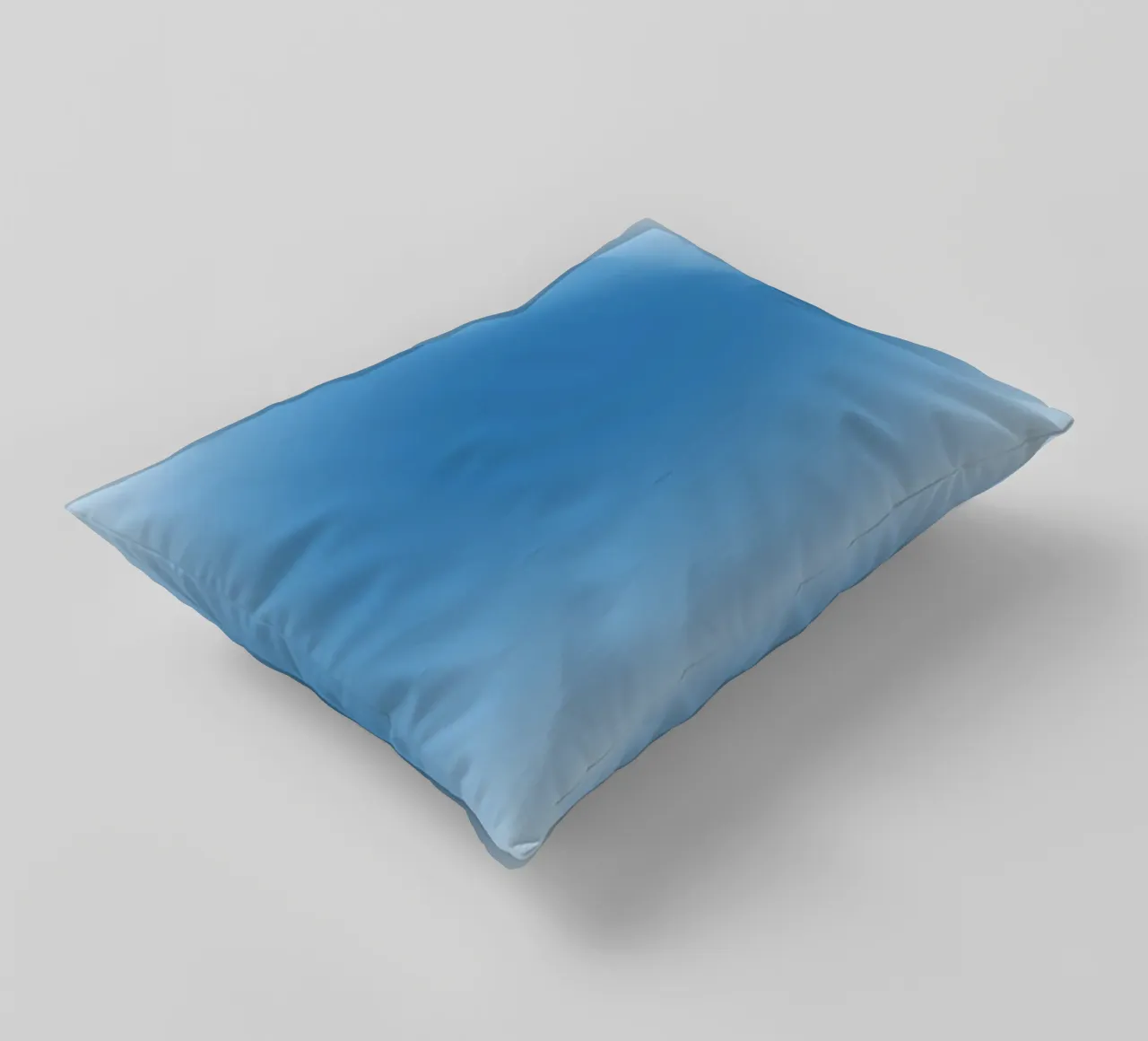 Oceano Blu Aura Gradiente Tranquillo Arte Astratta cuscino da dawnthesea