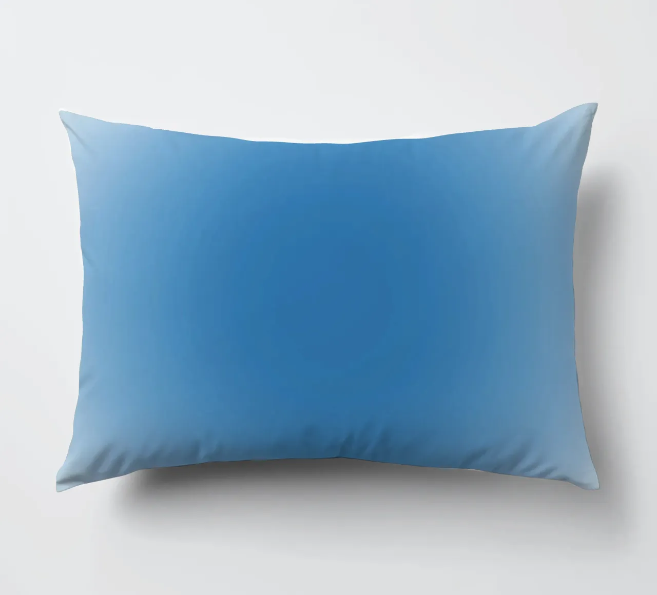 Oceano Blu Aura Gradiente Tranquillo Arte Astratta cuscino da dawnthesea