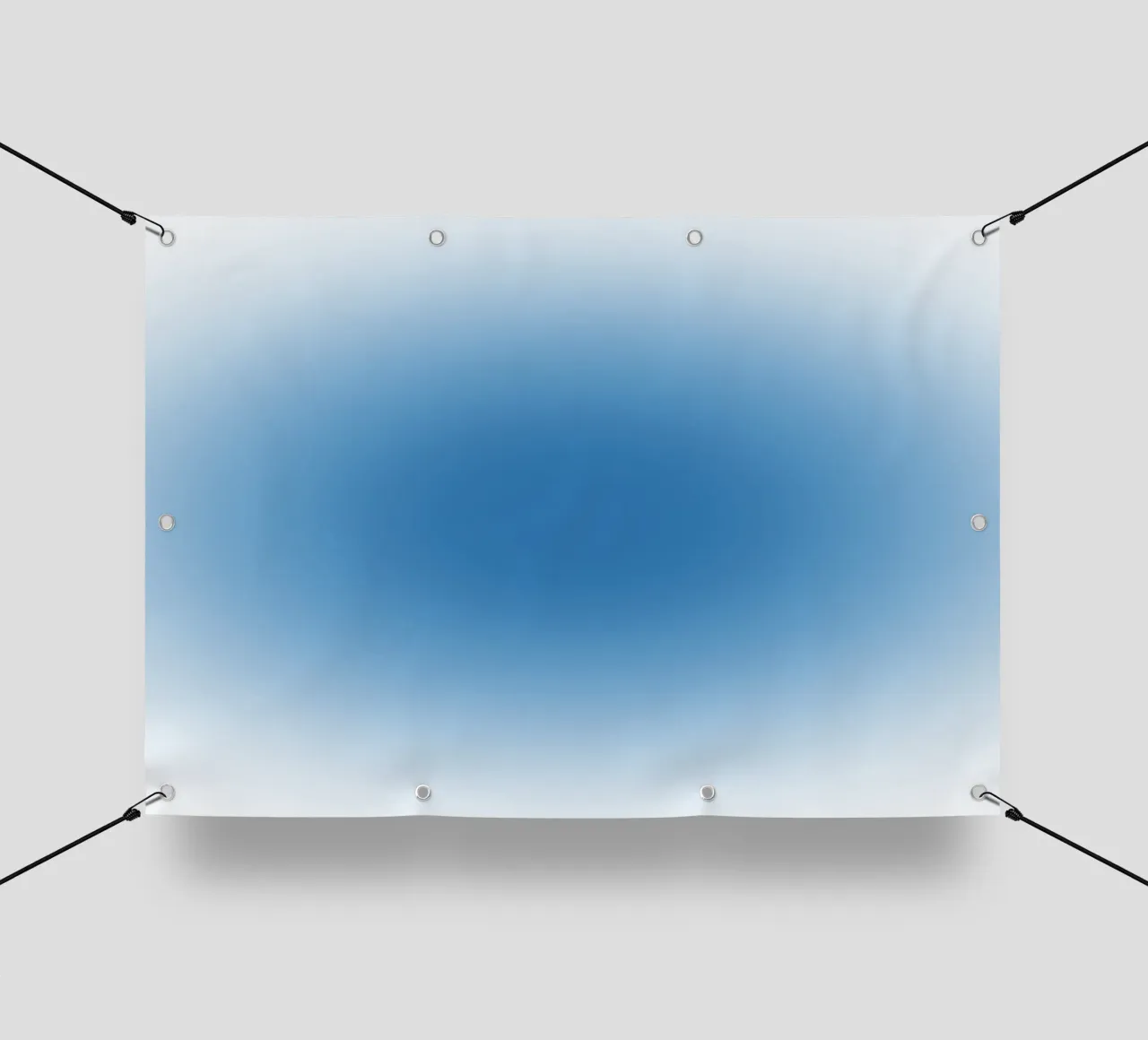 Oceano Blu Aura Gradiente Tranquillo Arte Astratta telo in pvc da dawnthesea