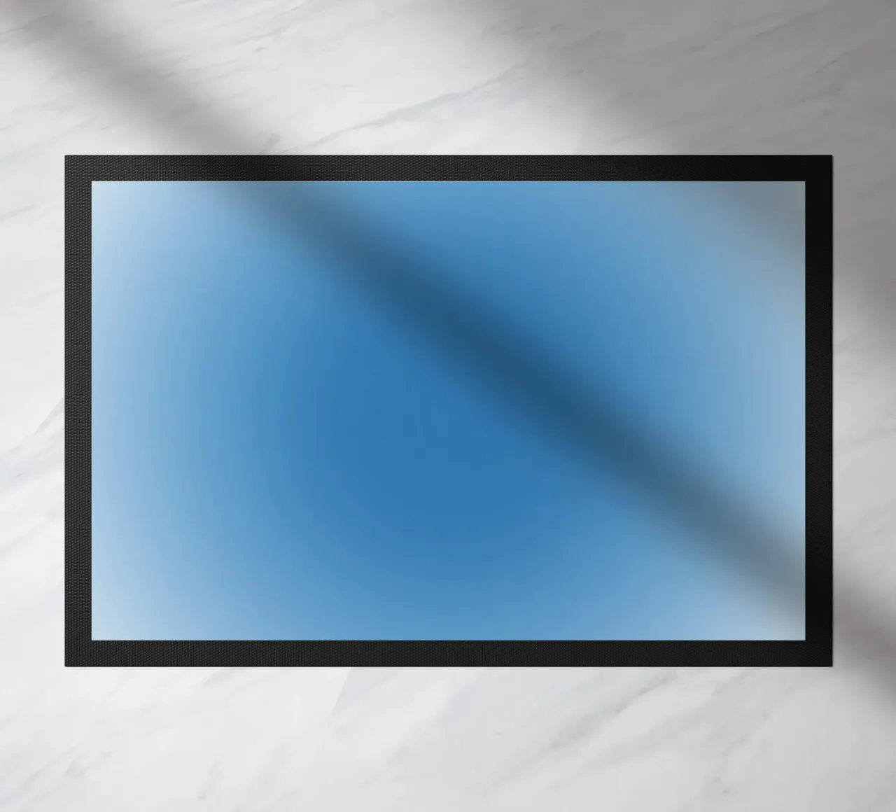Oceano Blu Aura Gradiente Tranquillo Arte Astratta zerbino da dawnthesea