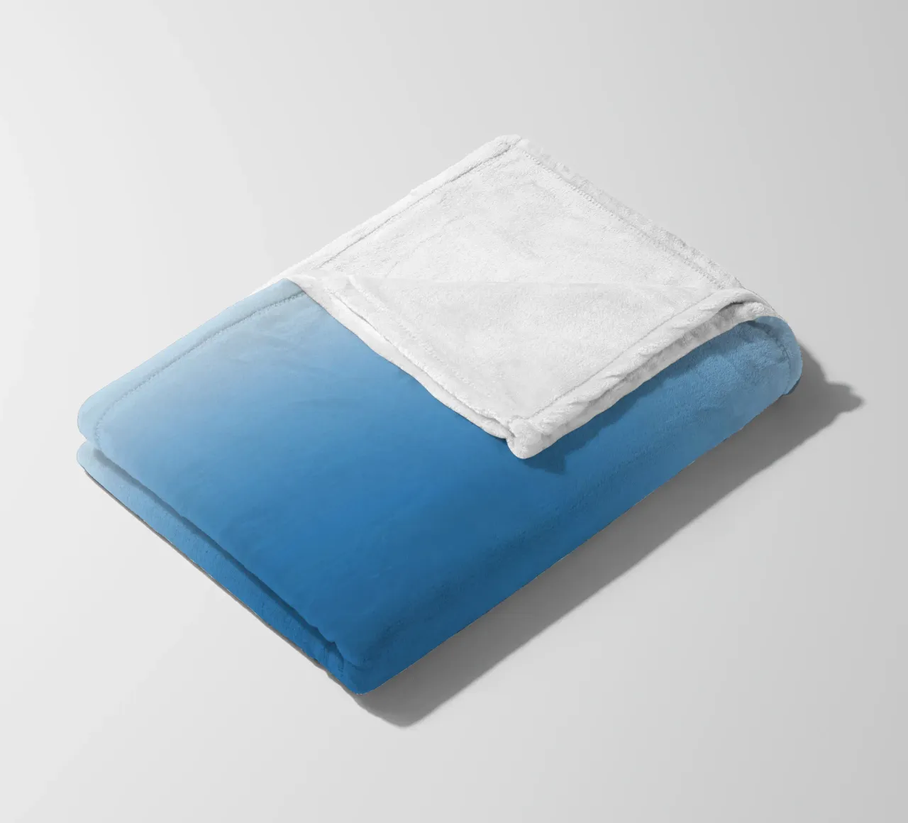 Oceano Blu Aura Gradiente Tranquillo Arte Astratta coperta in pile da dawnthesea