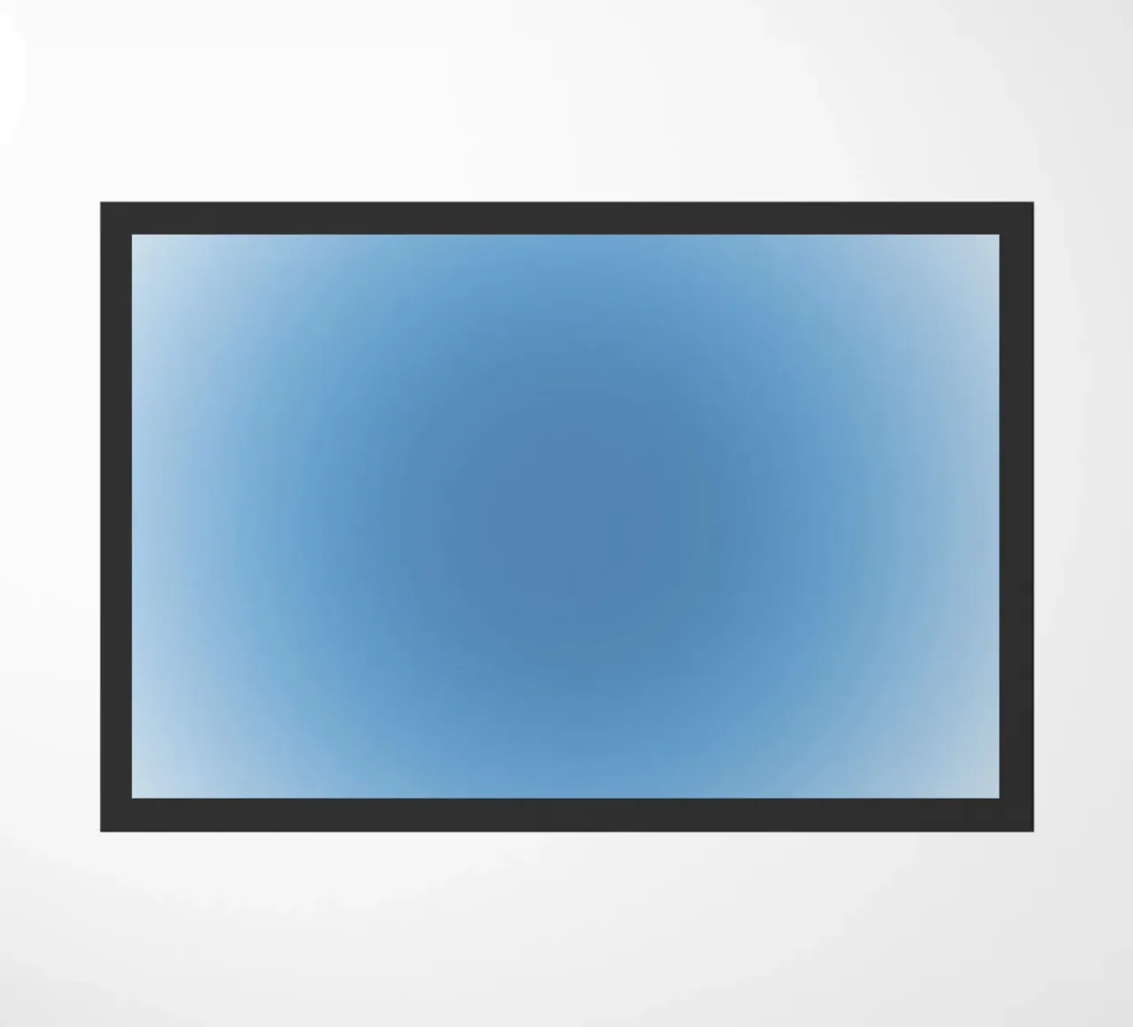 Cielo blu Aura Gradiente Arte astratta serena zerbino da dawnthesea