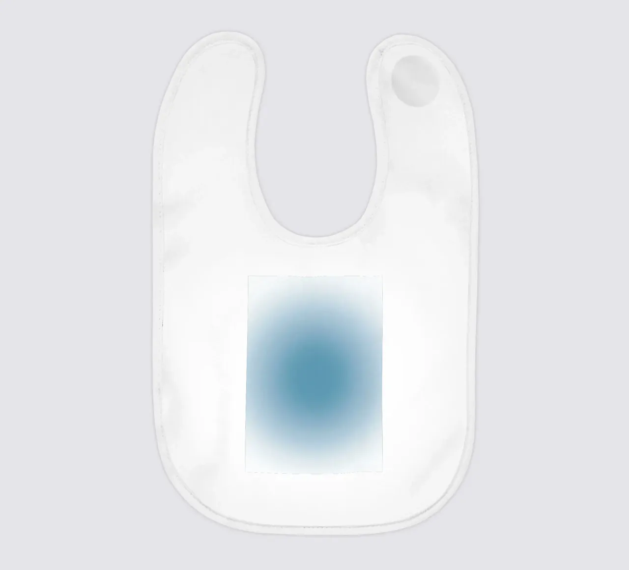 Arte astratta rilassante a gradiente Aura blu profondo bavaglino da dawnthesea