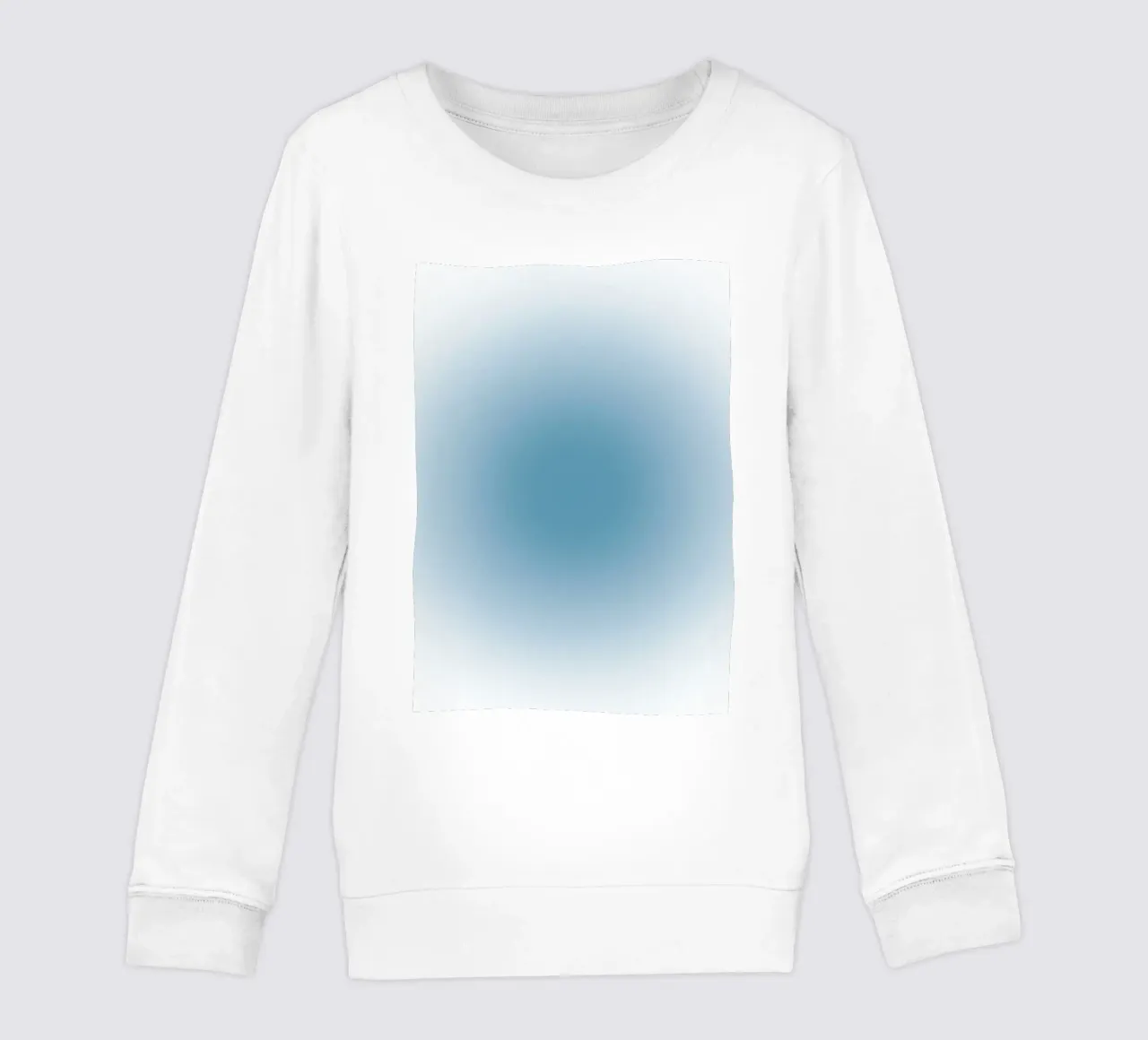 Arte astratta rilassante a gradiente Aura blu profondo felpa bambino da dawnthesea