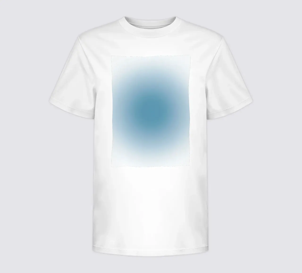 Deep Blue Aura Gradient Soothing Abstract Art kids t-shirt by dawnthesea