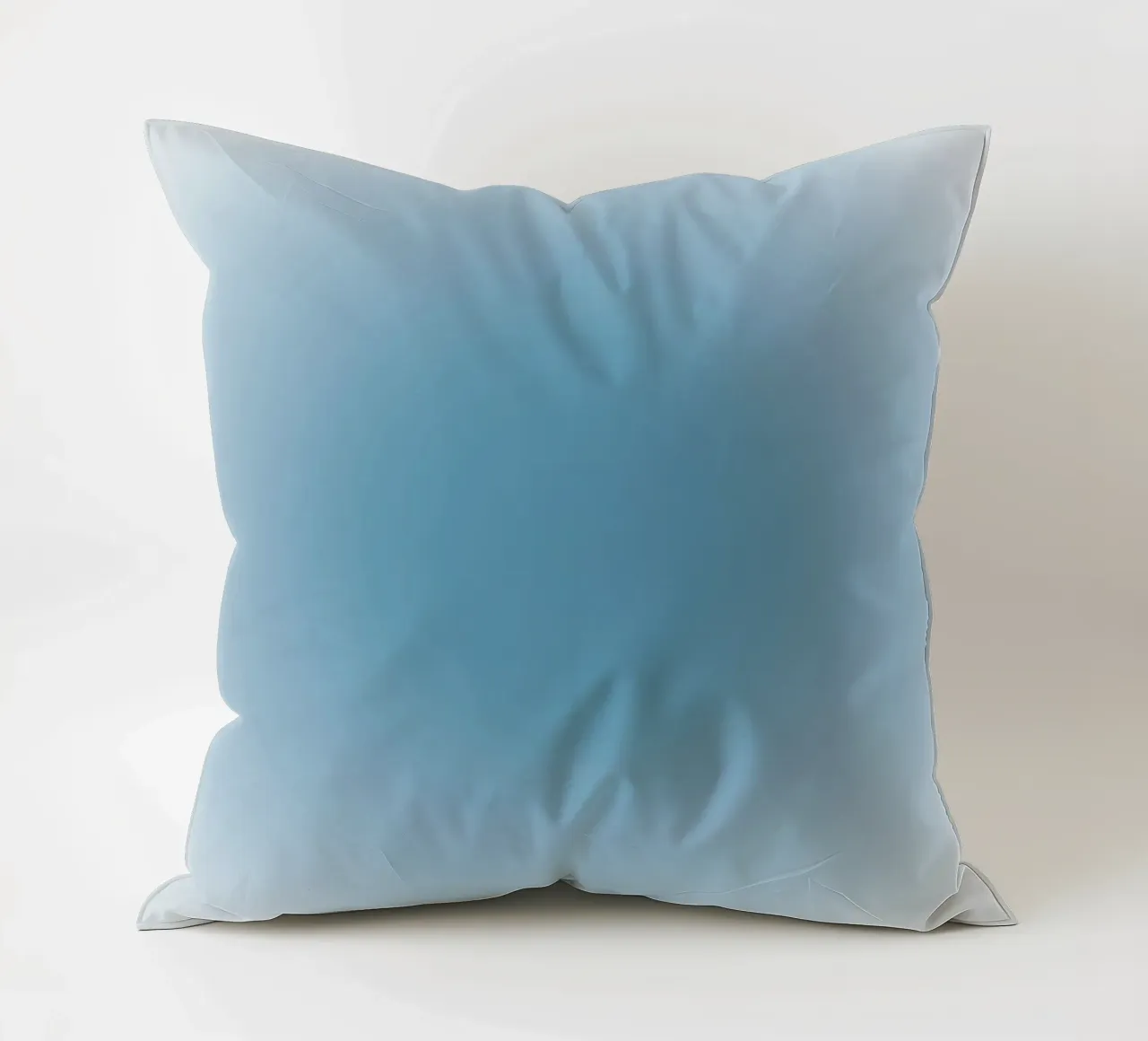 Arte astratta rilassante a gradiente Aura blu profondo cuscino da dawnthesea
