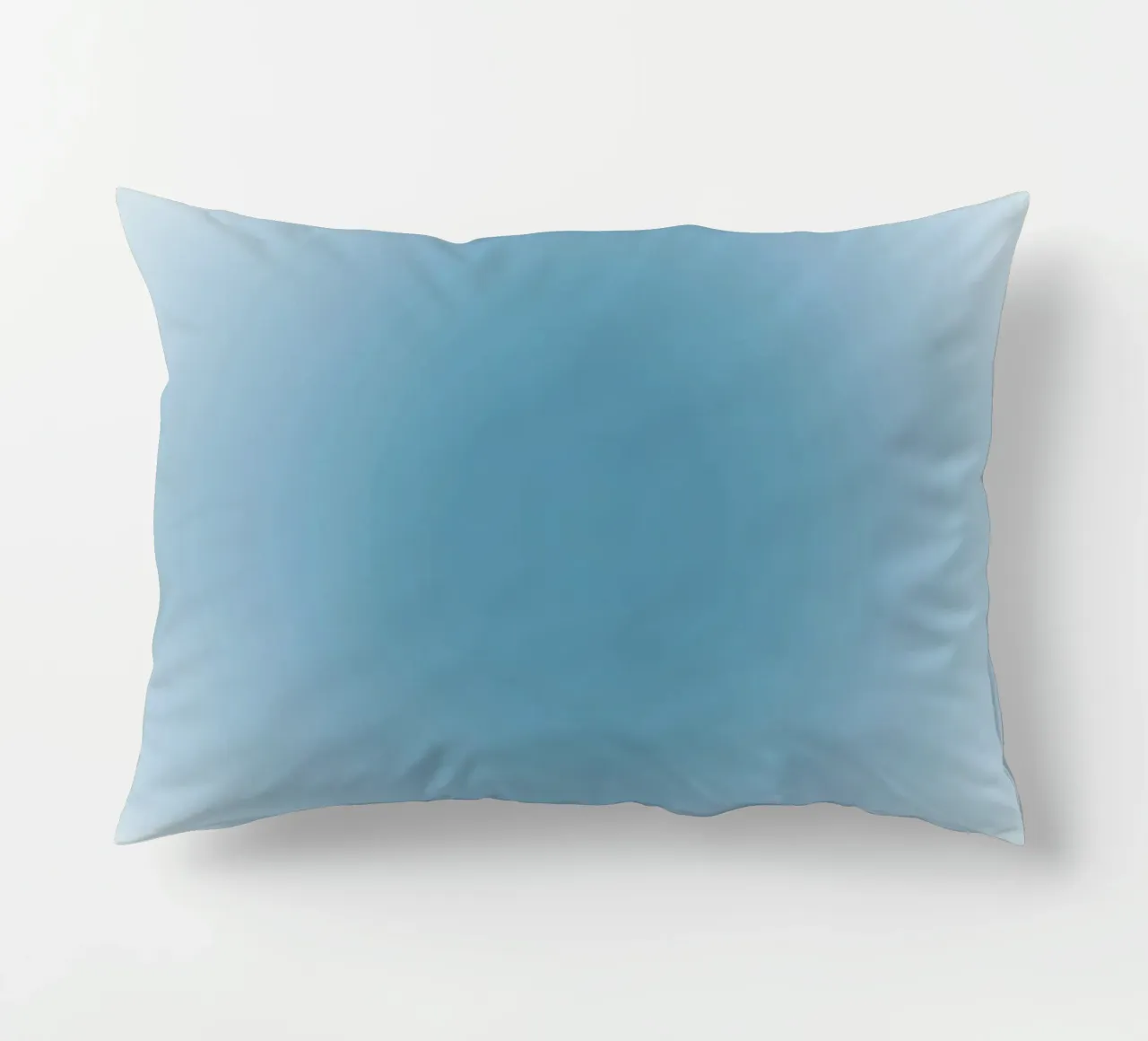 Arte astratta rilassante a gradiente Aura blu profondo cuscino da dawnthesea